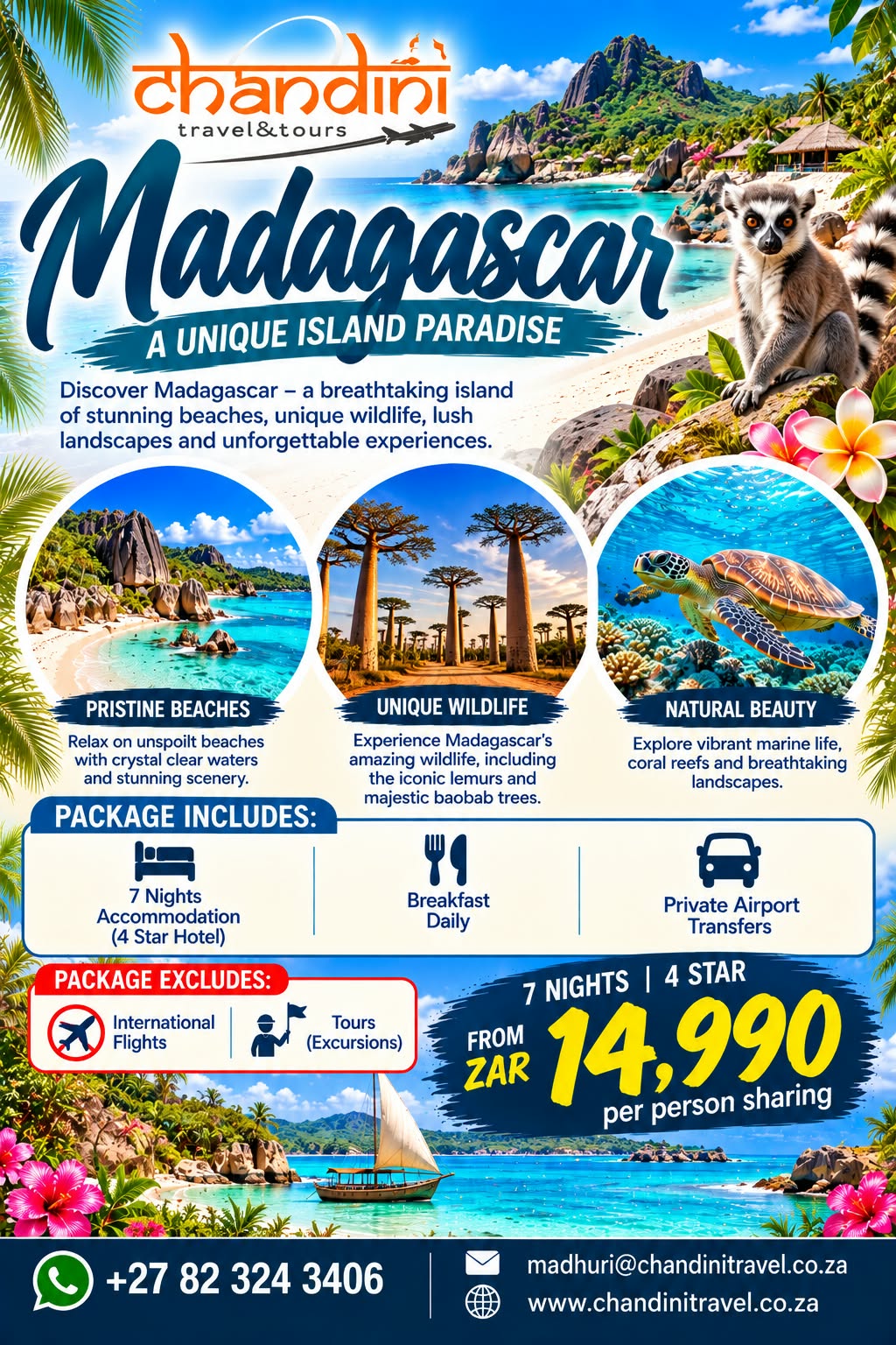 Madagascar – 7 Nights, 4 Star Holiday Package