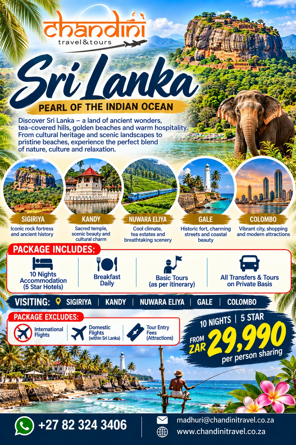 Sri Lanka – 10 Nights, 5 Star Holiday Package