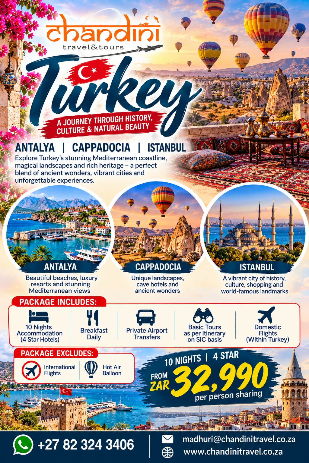 Turkey – 10 Nights, 4 Star Holiday Package